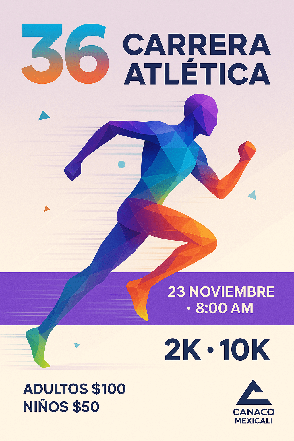 36ª Carrera Atlética CANACO Mexicali 2025