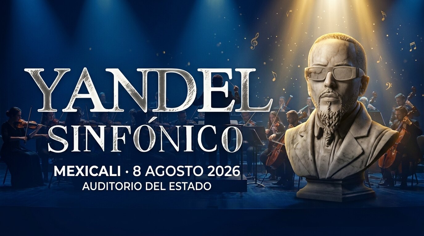 Yandel Sinfónico en Mexicali 2026