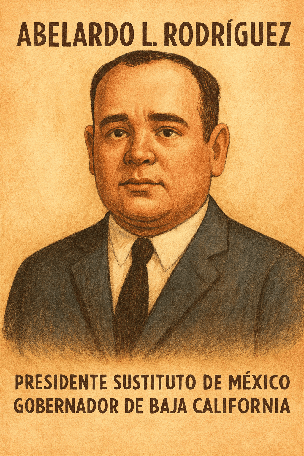 Abelardo L. Rodríguez (1889-1967) - De gobernador de BC a Presidente de México, creador del salario mínimo General Abelardo L. Rodríguez - Presidente de México y gobernador de Baja California