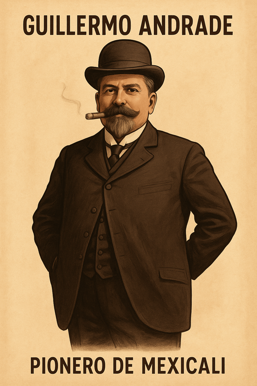 Guillermo Andrade (1829-1903) - El visionario empresario que fundó las bases del Valle de Mexicali Guillermo Andrade - Pionero fundador de Mexicali y creador de la Compañía Mexicana Agrícola