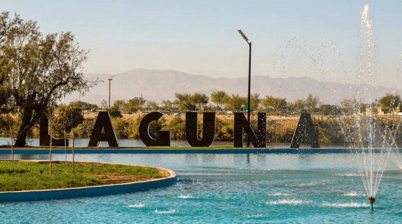Vista de Eco Parque Laguna México en Mexicali - Parque