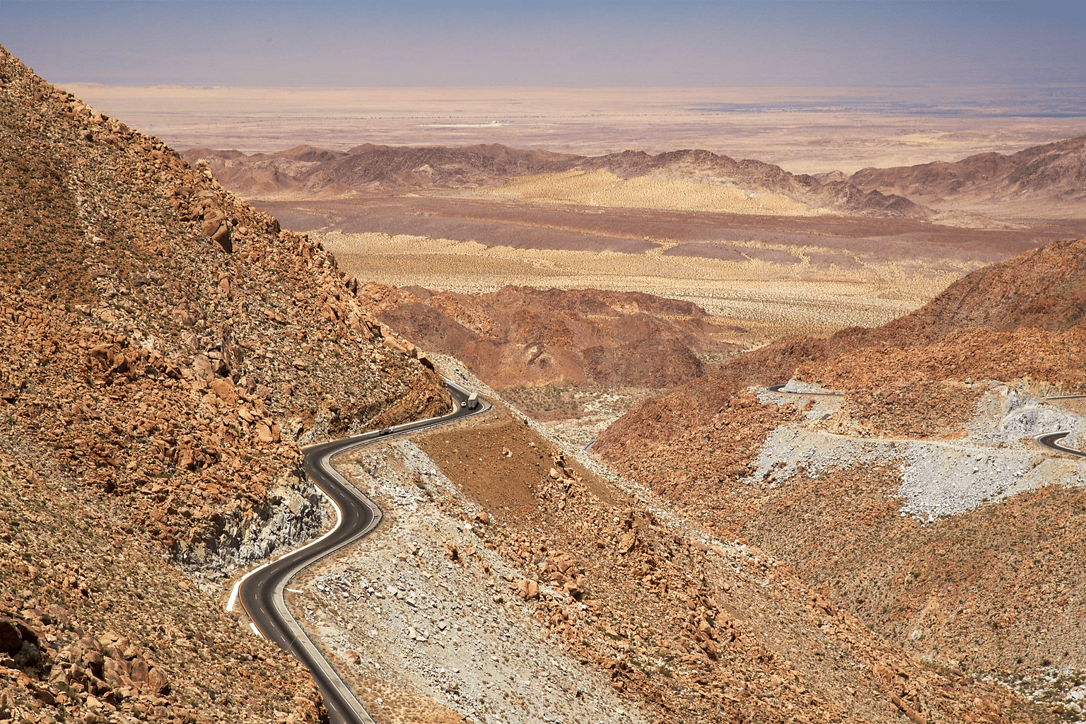 La Rumorosa - La cuesta, El Vallecito y los miradores de la sierra Vista de La Rumorosa en Mexicali - Sendero