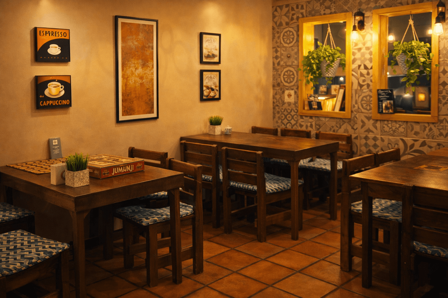 La Colorado River Coffee Co - Casa convertida en cafetería con terraza