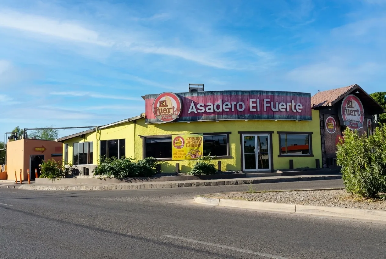 El Fuerte Asador Mexicali - Grilled platter and carne asada tacos