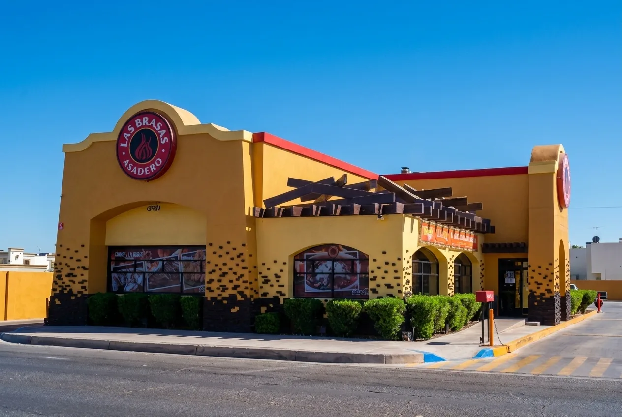 Asadero Las Brasas Mexicali - Charcoal-grilled carne asada tacos