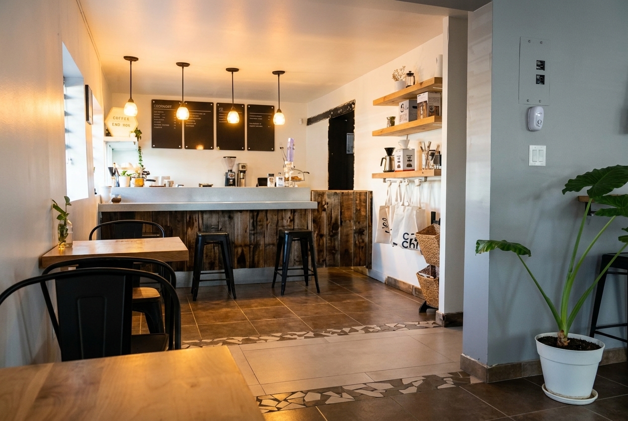 Interior de Trascendental Coffee Bar